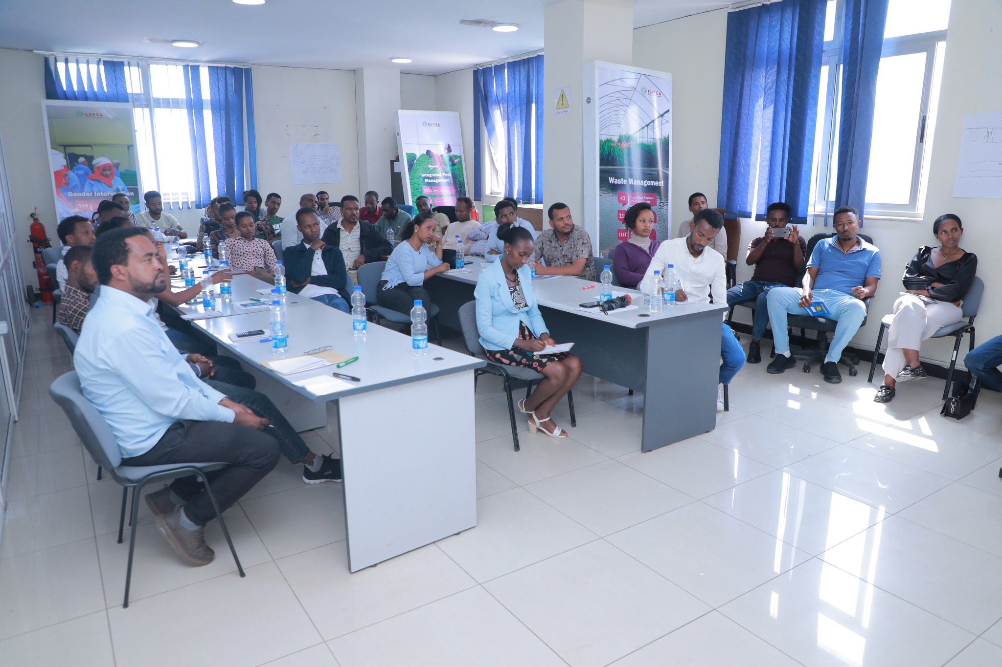 EHPEA TVET center conducted environmental sustainability training for its member farms