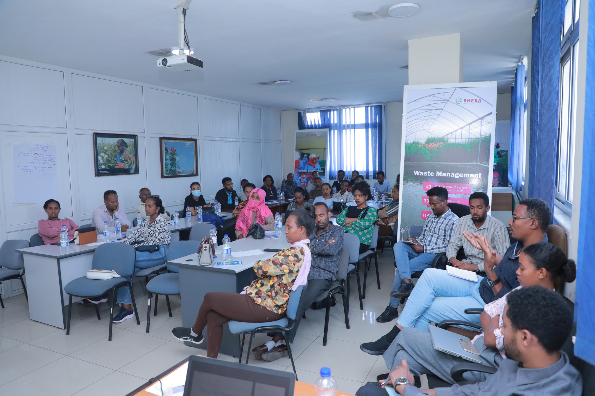 EHPEA TVET Center conducted ‘Advanced OSH Management System’ training for its member farms. 